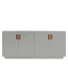 Frame 160 Low, Covered Doors Light Grey
