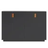 Frame 160 Medium, Covered Doors Char Grey
