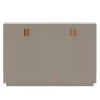 Frame 160 Medium, Covered Doors Dark Sand