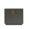 Frame Drawer 80 Low, Covered Doors Taupe