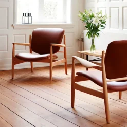 France stol Clear oiled oak