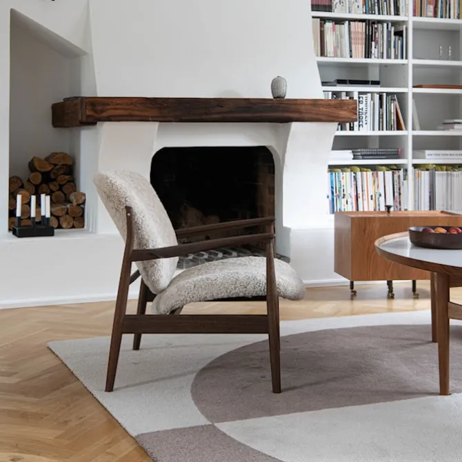 France stol Dark oiled oak