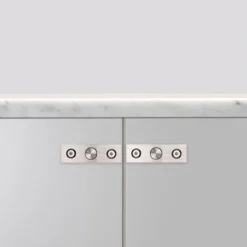 Furniture Knob Plate Linear 2-pak