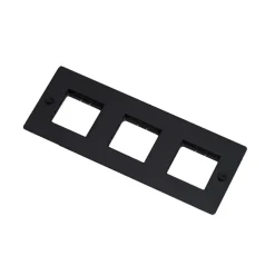 3G Wall Plate Horizontal No Infills