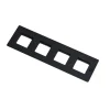 4G Wall Plate Horizontal No Infills