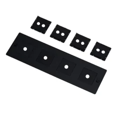 4G Wall Plate Horizontal With Infills
