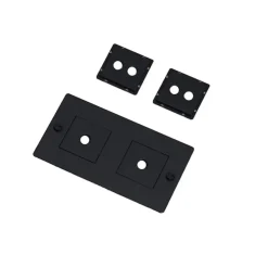 2G Wall Plate Horizontal With Infills
