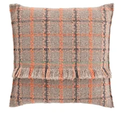 Garden Layers Big Cushion - Tartan Terracotta