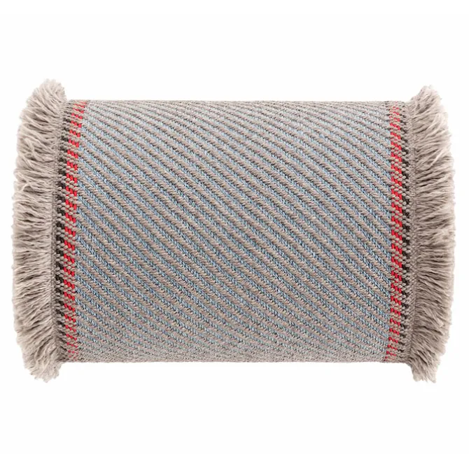 Garden Layers Big Roll - Diagonal Almond/Blue