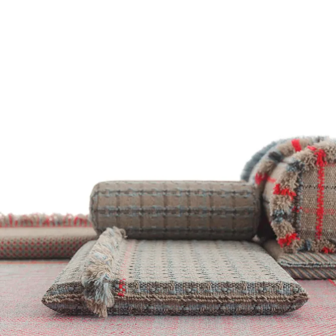 Garden Layers Big Roll - Tartan Blue