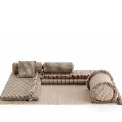 Garden Layers Rug - Diagonal Almond/Ivory