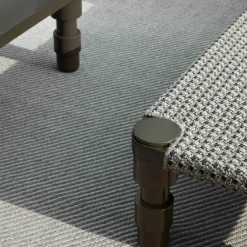 Garden Layers Rug - Diagonal Aloe/Opal