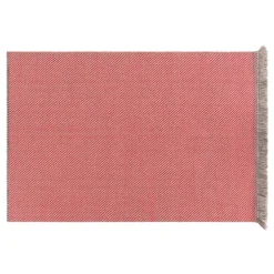 Garden Layers Rug - Diagonal Almond/Red