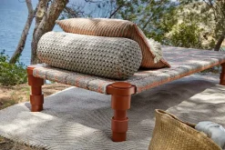 Garden Layers Single Indian Bed - Tartan Terracotta