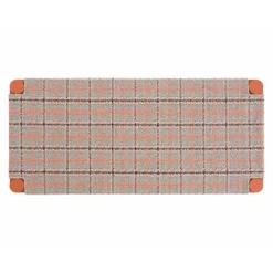 Garden Layers Single Indian Bed - Tartan Terracotta