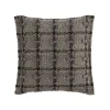 Garden Layers Small Cushion - Checks Green