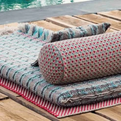Garden Layers Small Mattress - Checks Blue
