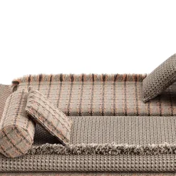 Garden Layers Small Roll - Checks Terracotta