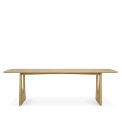 Geometric Dining Table Oak