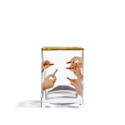 Glass Vase - Lipstick