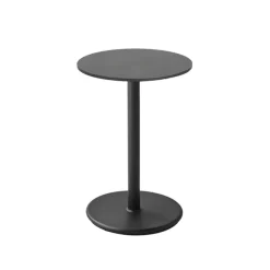 Go salongbord dia.45 cm dark grey structure
