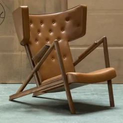 Grasshopper stol Walnut