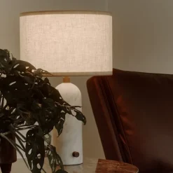 Gravity bordlampe stor svart marmor