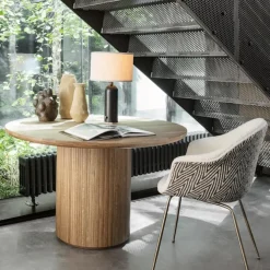 Gravity bordlampe stor svart marmor