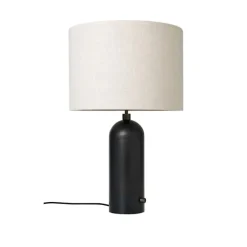 Gravity bordlampe stor svart stål