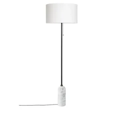 Gravity gulvlampe hvit marmor