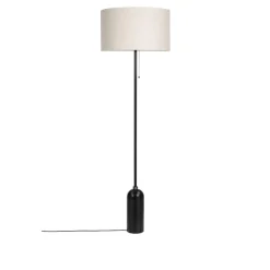 Gravity gulvlampe svart stål