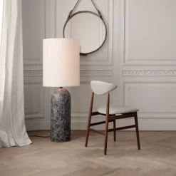 Gravity gulvlampe XL High grå marmor