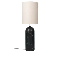 Gravity gulvlampe XL High svart marmor