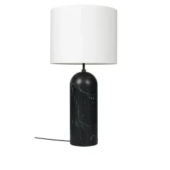 Gravity gulvlampe XL Low svart marmor