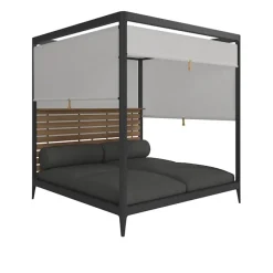 Grid Cabana Teak Back