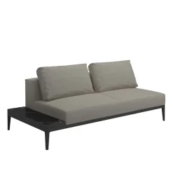 Grid End Table Unit Nero Ceramic