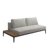 Grid End Table Unit Teak