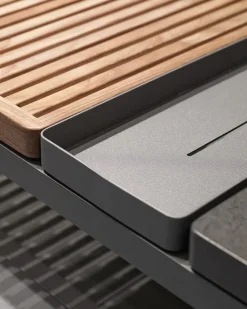 Grid Lounge Ottoman