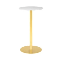 GUBI 1.0 barbord Ø60 cm messing