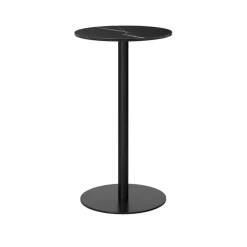 GUBI 1.0 barbord Ø60 cm svart