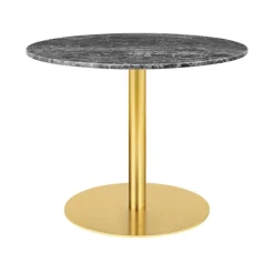 GUBI 1.0 loungebord Ø80 cm messing