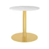 GUBI 1.0 loungebord Ø60 cm messing