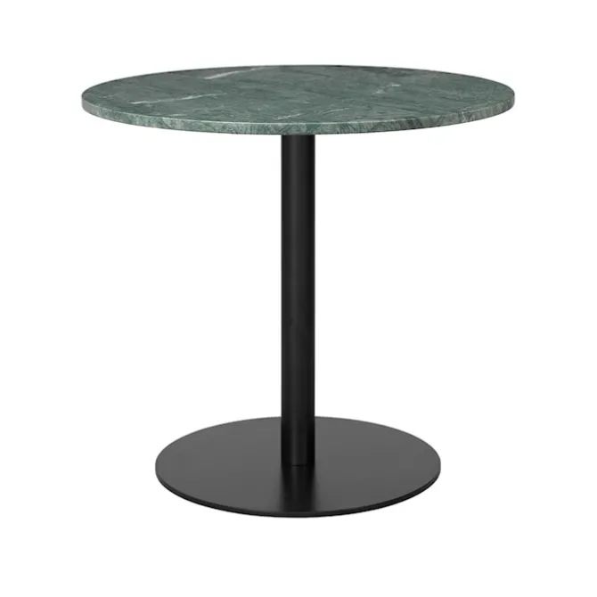 GUBI 1.0 spisebord Ø80 cm svart