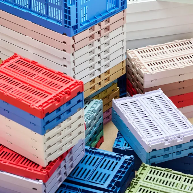 HAY Color Crate hjul 4-pakning