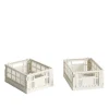 HAY Colour Crate Mini oppbevaringsbokser 2-pakning