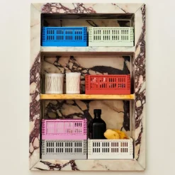 HAY Colour Crate Mini oppbevaringsbokser 2-pakning