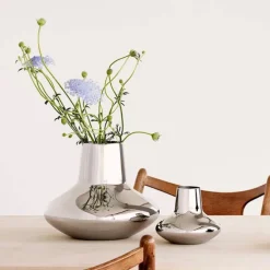 Henning Koppel vase i rustfritt stål