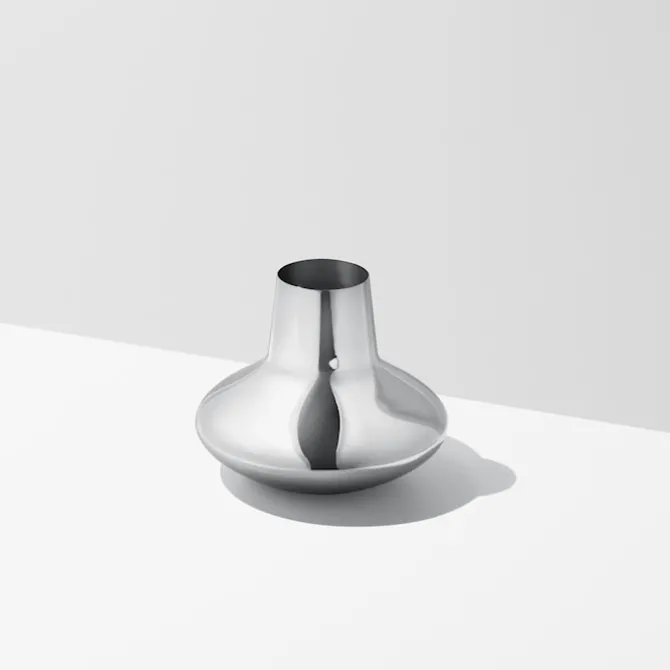 Henning Koppel vase i rustfritt stål