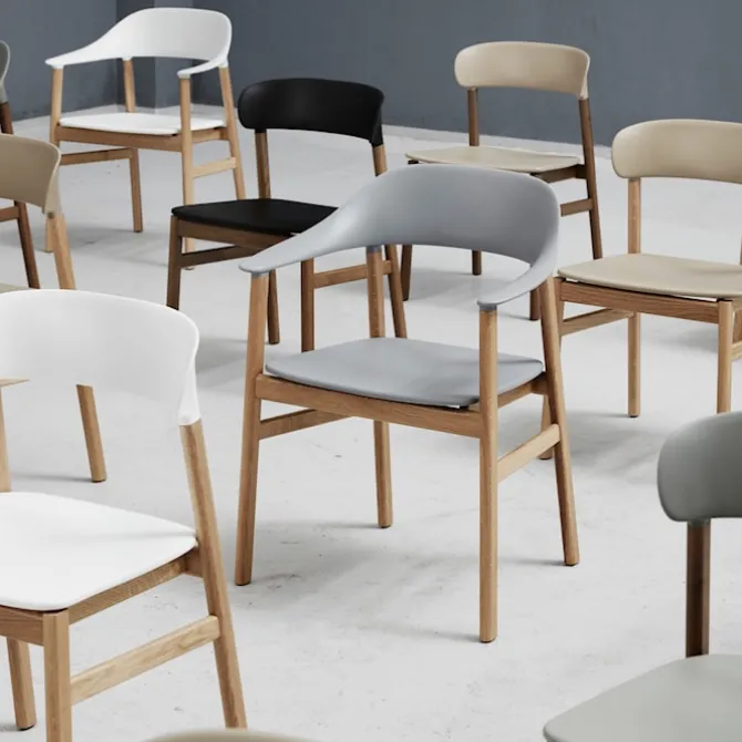 Herit Armchair Upholstery Oak