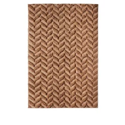 Herringbone Brown Rug